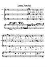 Launiges Morgenlied (S1, S2, A, p)